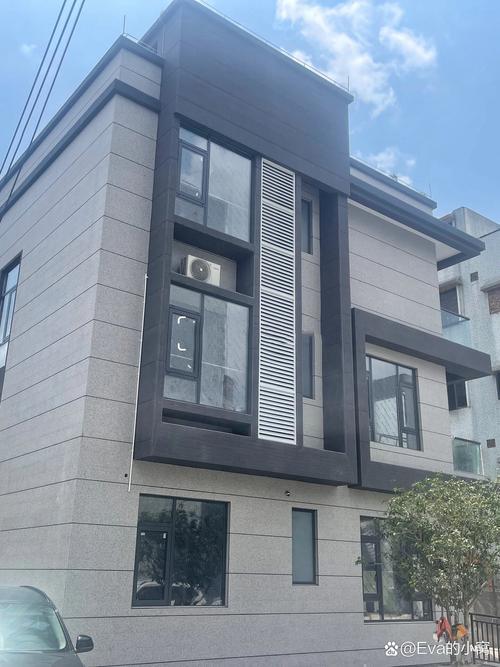 自建房外墻裝修喜歡黑白色磚，不要錯過這款